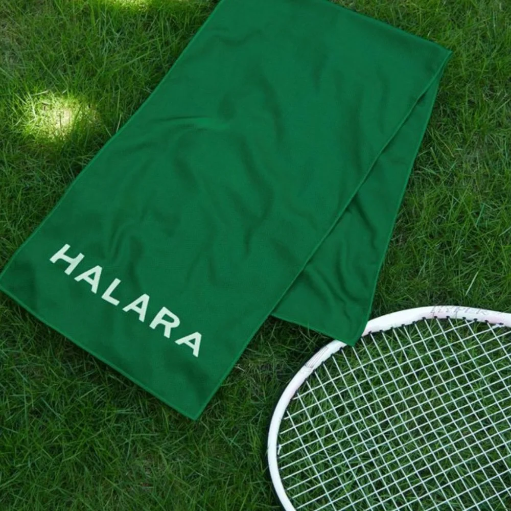 {Halara} Quick Dry Letter Print Sports Towel NWT